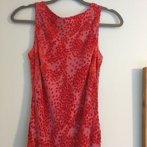 Funky velvet and sheer gown